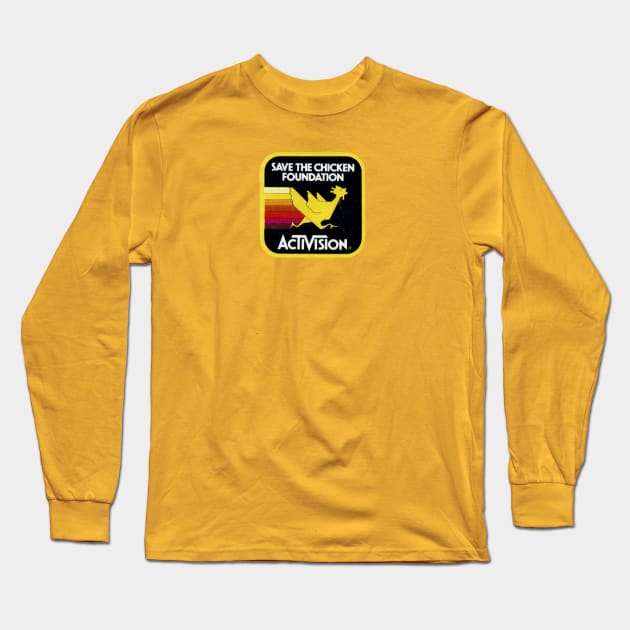 Save the Chicken Foundation Long Sleeve T-Shirt by toydejour